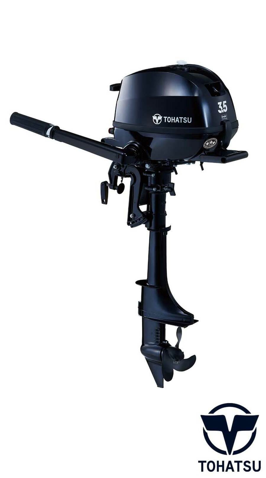 Tohatsu 3.5HP MFS3.5CL Outboard Motor 1 Tohatsu 3.5HP MFS3.5CL Outboard Motor