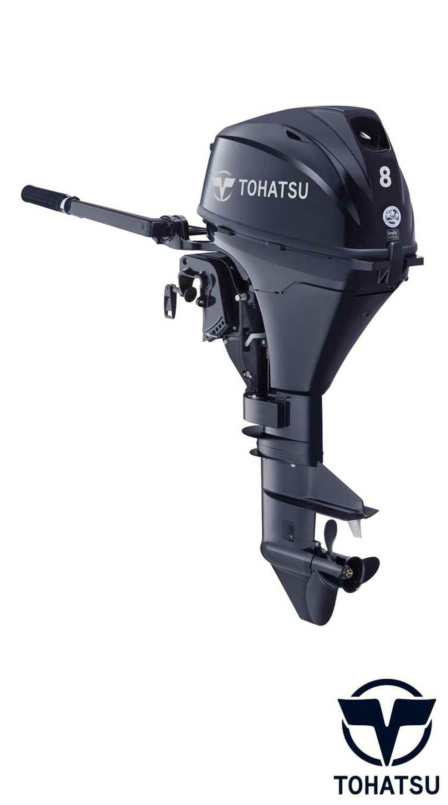 Tohatsu 8HP MFS8BS Outboard Motor 1 Tohatsu 8HP MFS8BS Outboard Motor
